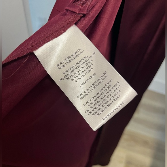 Charmeuse Draped One-Shoulder Dress - Galina Signature (David’s Bridal) - Picture 6 of 7